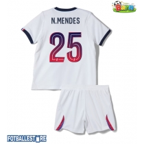 Paris Saint-Germain Nuno Mendes #25 Bortedraktsett Barn 2026-27 Kortermet (+ Korte bukser)